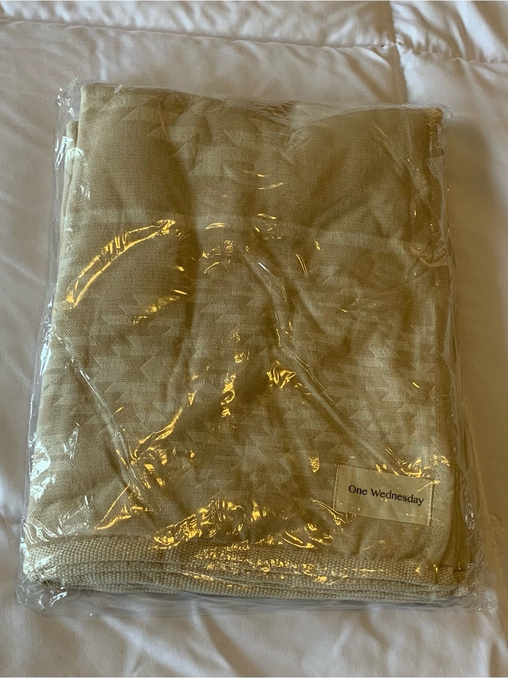 New in bag One Wednesday throw blanket